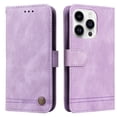 thumbnail image 2 of SaniMore Case for iPhone 14 Pro 6.1" 2022 with Wrist/Crossbody Strap,Retro PU Leather Anti-scratch Card Slots Cash Pocket Kickstand Shockproof Anti-drop Wallet Business Cover For iPhone 14 Pro, Purple, 2 of 10