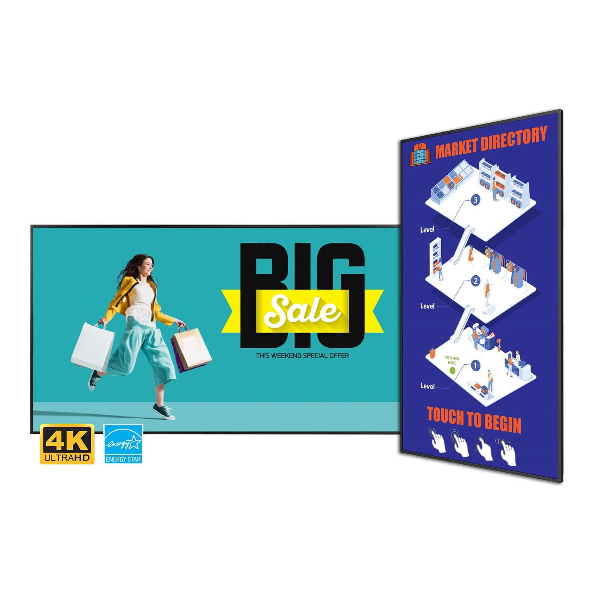 Planar SLM502 Simplicity M Series 50" 4K LED-backlit Digital Signage Display