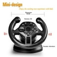 thumbnail image 5 of Game Racing Steering Wheel for /Pc Steering Wheel Vibration Joysticks Remote Controller Imulated Driving Controller,1 x Game Steering Wheel 1 x Pedal 1 x Driver CD 1 x User Manual,Black, 5 of 8