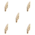 thumbnail image 3 of Transemion Wood Effortless Installation And Fit Violin Bridge Slots Easy To Install Violin Strings Bridge As shown 5Set, 3 of 6