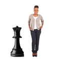 thumbnail image 4 of Cardboard People Chess Queen Life Size Cardboard Cutout Standup, 4 of 5