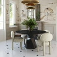 thumbnail image 2 of TOV Furniture Manu Beige Nubby Performance Fabric Side Chair, 2 of 4