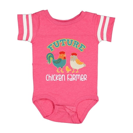 

Inktastic Future Chicken Farmer in Training Gift Baby Boy or Baby Girl Bodysuit