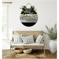thumbnail image 5 of Gather Together Sign for Front Door Hanging Seasons Sign Outdoor Rustic Round Wood Wreaths Wall Decor Farmhouse Porch Wreaths Decorations Housewarming Gift, 5 of 6