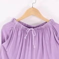 thumbnail image 4 of TEAJOPSUU Women's Lounge Shorts 5" Sleepwear Bottoms Soft Drawstring Elastic Waist Pajama Shorts Cotton Blend Comfy Pj-Sleep Shorts Purple, 4 of 5