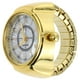 thumbnail image 1 of 1 reloj de dedo elegante y moderno, mini anillo de cuarzo, joyería para mujer y hombre (dorado), 1 of 8
