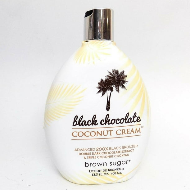 Brown Sugar Black Chocolate Coconut Cream 200X Bronzer Tanning Bed