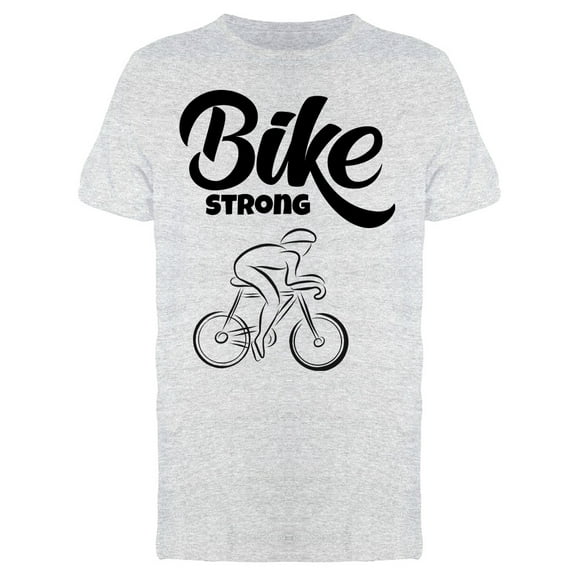 Bike Strong Hand Drawn Tee Men's -Image by Shutterstock
