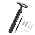 thumbnail image 1 of Visland Ball Pump Sports Ball Pump with Needles Nozzle Extension Hose Hand Air Pump Kit for Exercise Balls Volleyball Basketball Rugby Balloon, 1 of 7