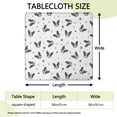 thumbnail image 2 of French Bulldog Square Fitted Tablecloth with Elastic Edge,Square Table Cover,Washable Elastic Table Cover for Home Kitchen Party Decor 36"x36", 2 of 6