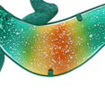 thumbnail image 4 of LuxenHome 24-Inch Blue Gecko Lizard Metal and Glass Outdoor Wall Decor, 4 of 8