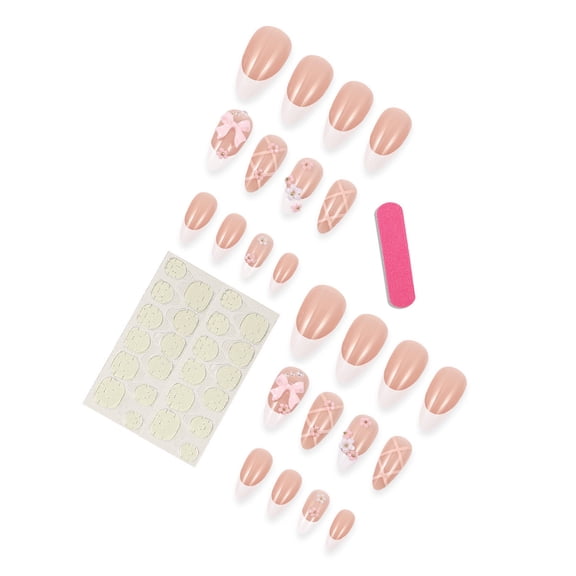 Nail Art Kit, New Makeup & Nails, from $5, Press- Short Nails Press- Short False Nails With Nail Glue Reusable Glue- Nails 12 Sizes
