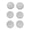 White, variant on Customizable Controller Thumbsticks Set Multiple Height Easy For 5Pro Joystick Hats