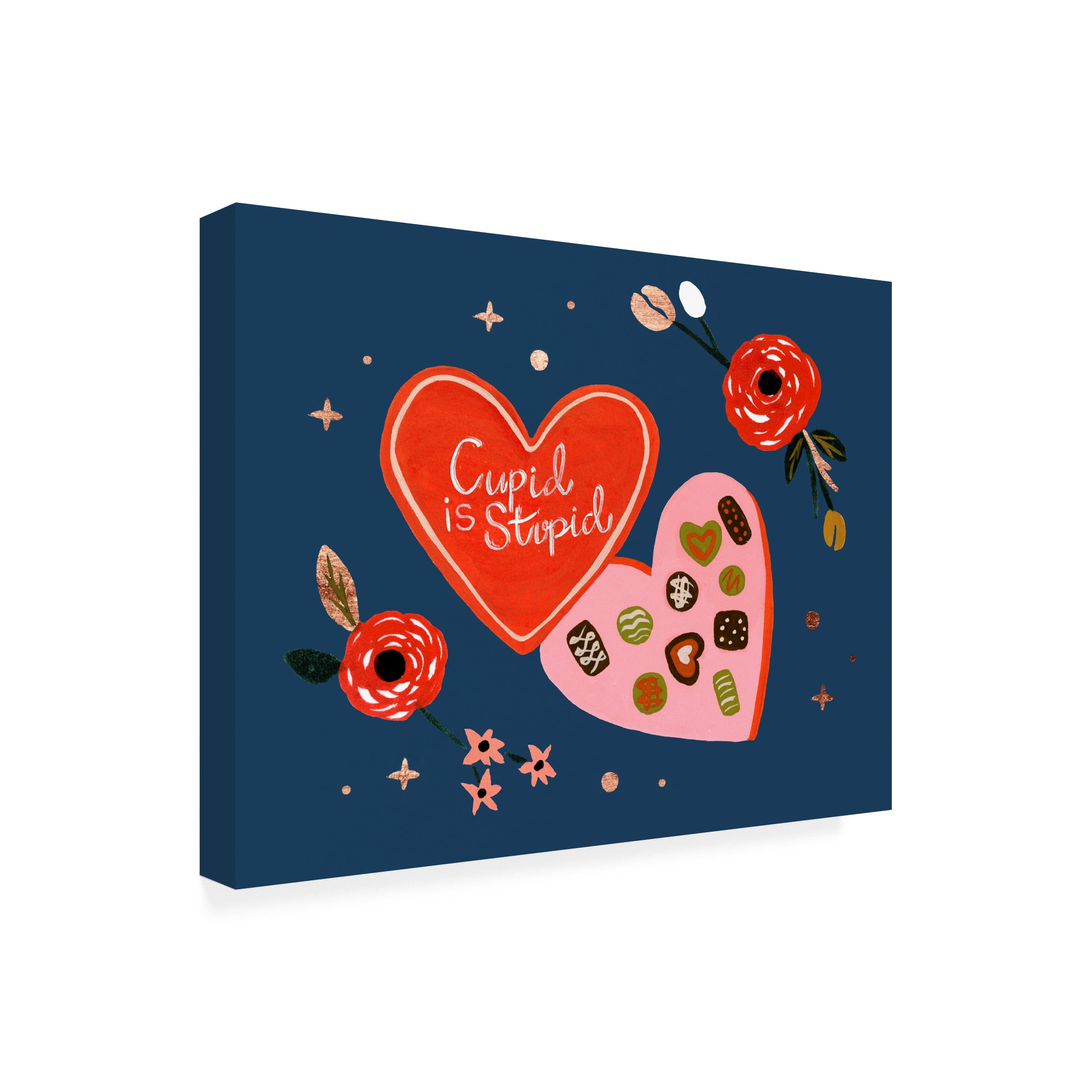 Melissa Wang 'Happy Galentine II' Canvas Art