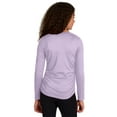 thumbnail image 2 of Reebok Girl's Legacy Performance Long Sleeve Side Ruched Top, Sizes 4-18, 2 of 7