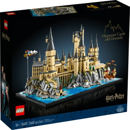 LEGO - Harry Potter Hogwarts Castle and Grounds Wizarding Building Set 76419
