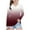 Wine-04, variant on Ugoldhm Girls Fall Tops V Neck Gradient Long Sleeve Shirts Tunic Loose Fit Tees Sizes 3-13