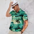 thumbnail image 5 of HAOMEILI Men's Hawaiian Shirt Short Sleeve Floral Button Down Shirts Tropical Holiday Beach Shirts, 5 of 7