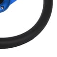 thumbnail image 2 of NFTIGB 13 Inches / 33 cm Racing Style Car Steering Wheel, Polyurethane and Aluminum Construction, Universal Fitment for Standard 6-Hole Hub Adapters, Blue, 2 of 9