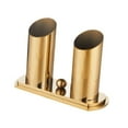thumbnail image 2 of figatia Microphone Stand Mic Holder Universal Portable Microphone Stand Tray for Gigging Gold, 2 of 9