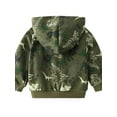 thumbnail image 3 of Dragonus Toddler Boys Full Zip Dinosaur Hoodies Comfortable Sweatshirt, 3 of 7