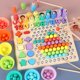 thumbnail image 4 of Cuentas De Madera Juego De Pesca Juguetes Para Niños Forma Color Cognición Tablero De Madera Clip Bola Rompecabezas Juguetes Educativos Para Edades Tempranas Regalo Methold FN006366-00, 4 of 6