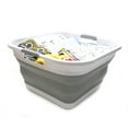 thumbnail image 7 of SAMMART Set of 2 Collapsible Plastic Laundry Tub - Square Basket - Foldable Storage Container / Organizer - Portable Washing Tub - Space Saving Laundry Hamper, 7 of 7