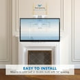 thumbnail image 3 of Mount-It! Motorized Fireplace Mantel TV Wall Mount,  Fits 37" to 70" TVs,  Capacity 77 lbs., Remote Control, White, 3 of 12