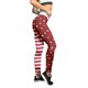 thumbnail image 2 of Gibobby Pantalones mujer para mujer de San Valentín para yoga Pilates Day Running Stripes Leggings Lovesy Pants Pantalones estampados(Rojo， L), 2 of 5