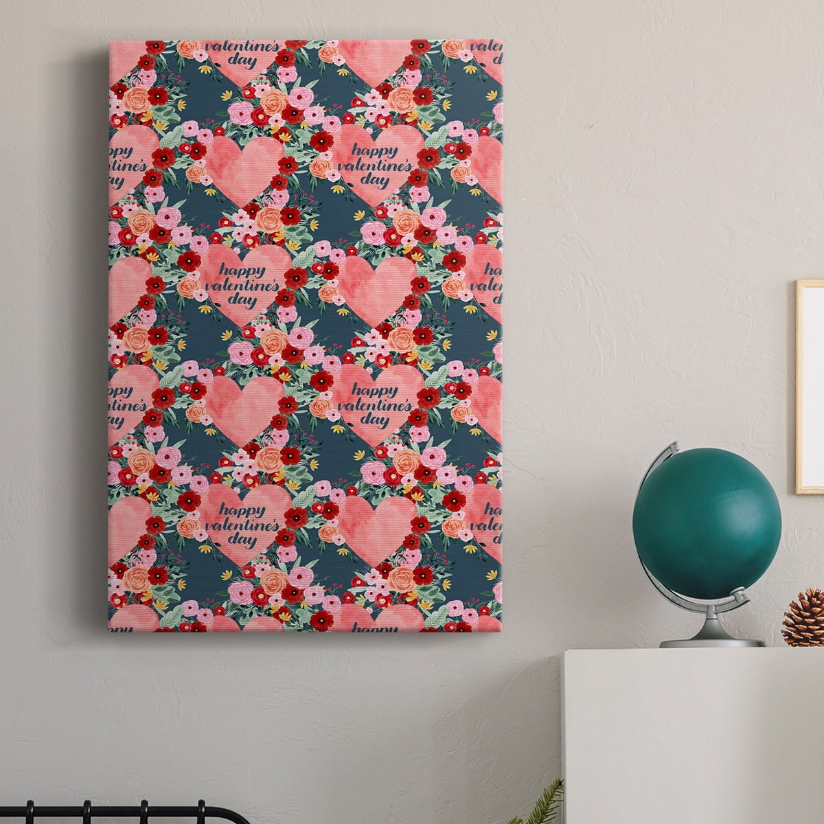 Sweet Hearts Collection E Premium Gallery Wrapped Canvas - Ready to Hang