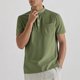 thumbnail image 1 of pstuiky camisetas de hombre, Camisas de manga corta con cuello redondo y botones sueltos informales de color liso para hombre camisas casuales para hombre m, 1 of 6
