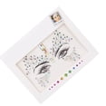 thumbnail image 4 of Autocollant Strass Brillant, Autocollant Strass Visage Paillettes Délicat Résistant à la Transpiration Auto-Adhésif pour Halloween pour Visage, 4 of 8