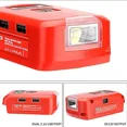 thumbnail image 2 of Battery Adapter for Craftsman 14.4-20V Battery Charger Led Work Light with USB, 2 of 7