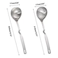 thumbnail image 3 of 2PCS Hanging Stainless Steel Wall Hanging Spoon Soup Colander Kitchen Soup Spoon Tool, 3 of 8