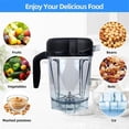 thumbnail image 3 of For Blender Pitcher 64oz Low-Profile Replacement for 750, 5200, 5000, 6300, 7500 Container Jar Cup, 3 of 5