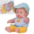 thumbnail image 3 of Muñeca Bebé ANGGREK de 8 pulgadas Suave Y Tierna Con Ojos Azules Brillantes, 3 of 7