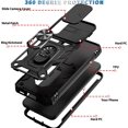 thumbnail image 5 of Case for Galaxy S22 Plus, Slide Lens Protective Case Shockproof Impact Resistant with Kickstand Cover Case for Samsung Galaxy S22 Plus 4G/5G 6.6" (Black), 5 of 12