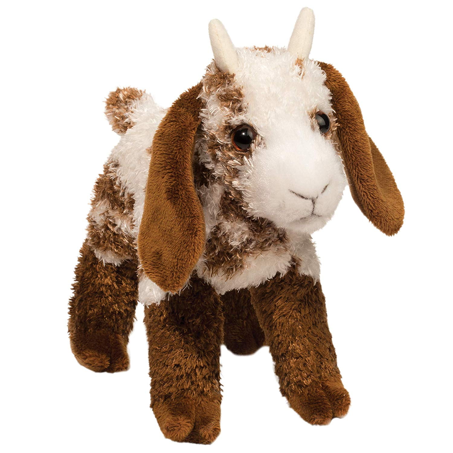 22 x 22.5 x 9" Melissa  Doug Standing Lifelike Plush Goat Stuffed Animal 