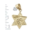 thumbnail image 2 of 14K Gold Stylish Star of David Charm, 2 of 5