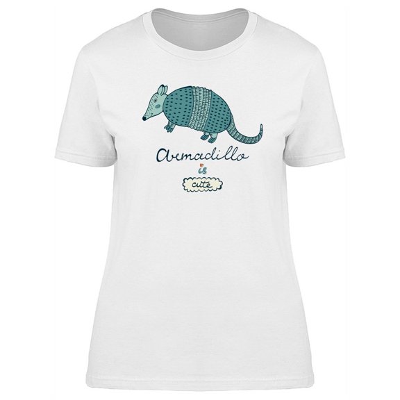 Cute Armadillo Boho Cartoon Tee Women's -Image by Shutterstock