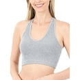 thumbnail image 4 of KOGMO Womens Ribbed Racerback Crop Tank Top, 4 of 5