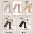 thumbnail image 3 of Minnieouse 1 par de calcetines calentadores de piernas para mujer, para otoño e invierno, portátiles, gruesos, cálidos, para mantener el calor, Accesorios de disfraces Gris oscuro, 3 of 6