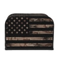 thumbnail image 2 of Haiem American Flag with Desert Camouflage Print Toaster Covers 4 Slice Wide Slot,Bread Dust Cover & Fingerprint Protection,Bread Machine Cover,Appliance Covers, 2 of 7