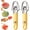 2 Sets, variant on 4-in-1 Stainless Steel Fruit Cutter, Watermelon Slicer Tool with Fork and Knife for Summer Fruit Cutting, Carving Melon Scooper Popsicle Cutter for Kitchen Home
