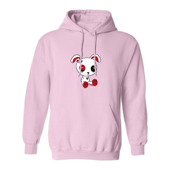 Inktastic Goth Bunny Adult Hoodie Sweatshirt