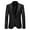 Black, variant on toraway Mens Suits Classic Fit Stretch Men'S Casual Fashion Suit Sequin Male Stage Personality Performance Emcee Sequin Solid Color Suit L