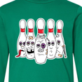 thumbnail image 4 of Inktastic Beat Up Bowling Pins Long Sleeve Youth T-Shirt, 4 of 5