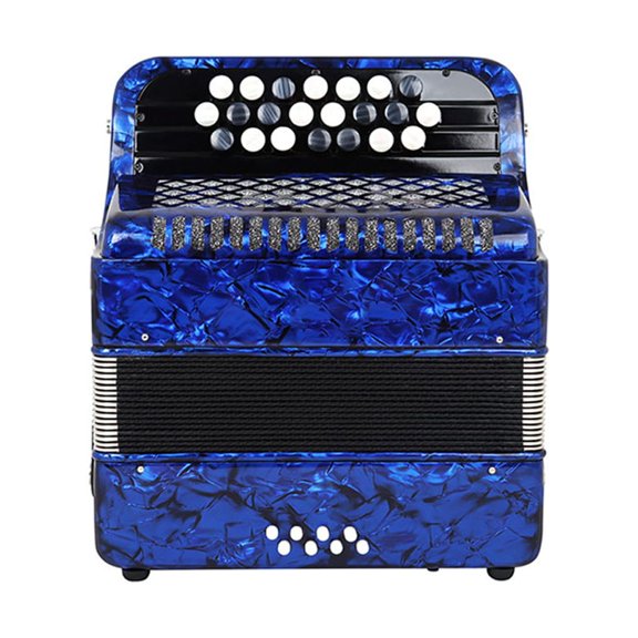 Soidarity Acordeón 8 Bajo 22 Clave Instrumento profesional Musical Adultos Equipo Reemplazo Suministro de música Accesorio Acordeones Accesorios para instrumentos musicales Azul oscuro Soidarity  OD030736-03B