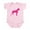 Petal Pink, variant on CafePress - Boxer Silhouette Baby Light Bodysuit - Baby Light Bodysuit, Size Newborn - 24 Months
