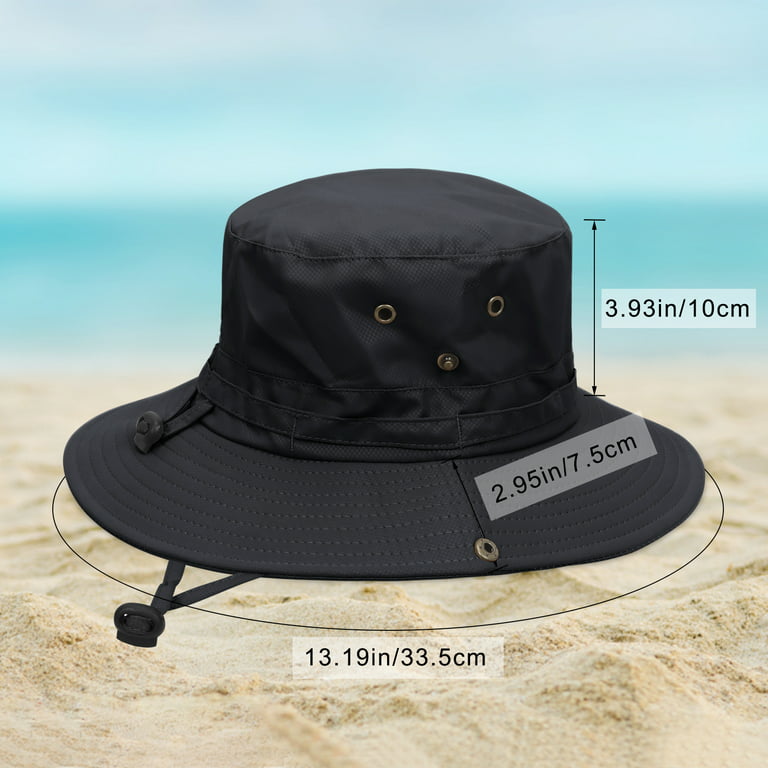 Skycase Sun Hat for man & Women,Outdoor Fishing Summer Hat with Wide Brim  and Adjustable Buckle,Breathable Summer Hat for Fishing Hiking Garden